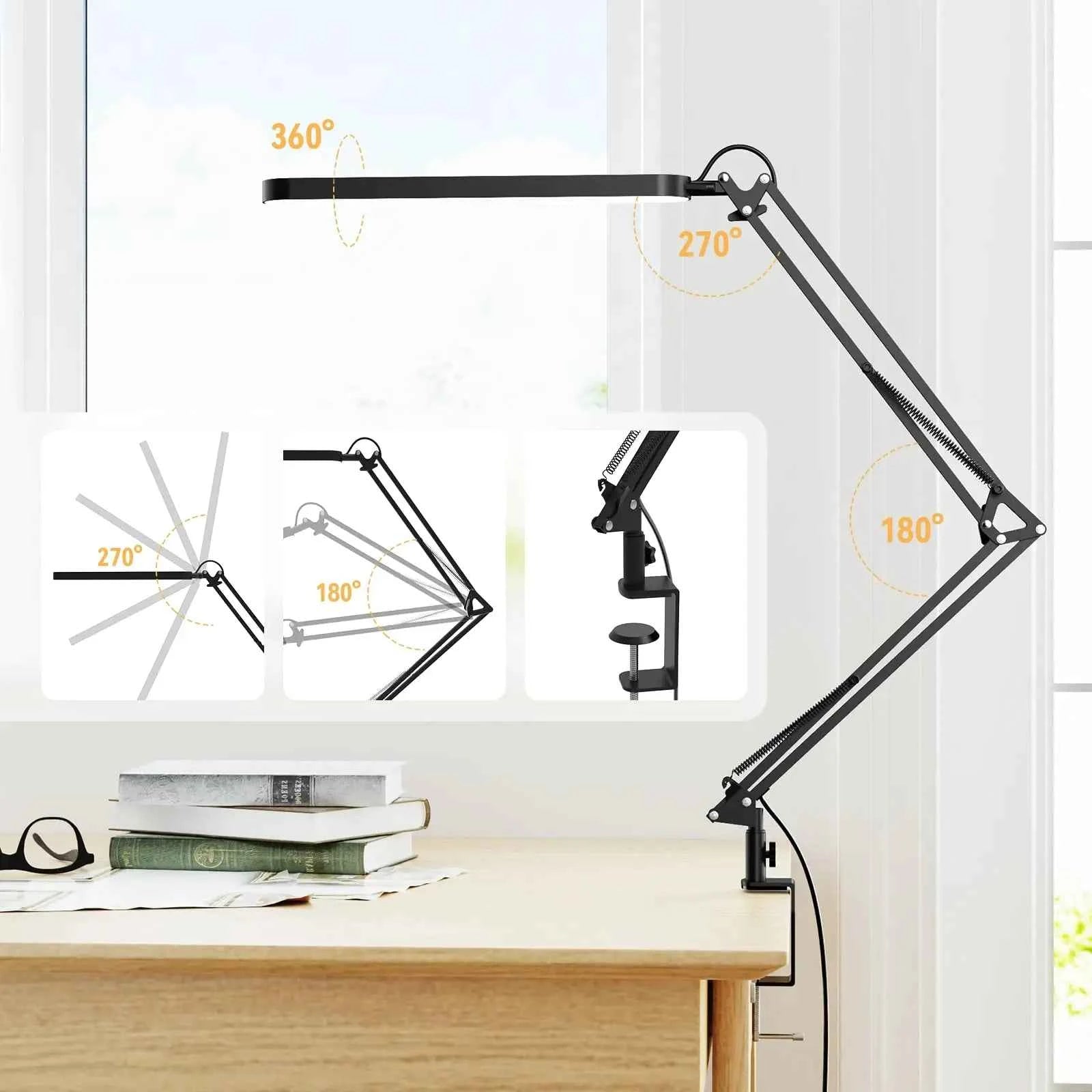 Clamped Office Desktop Lamp