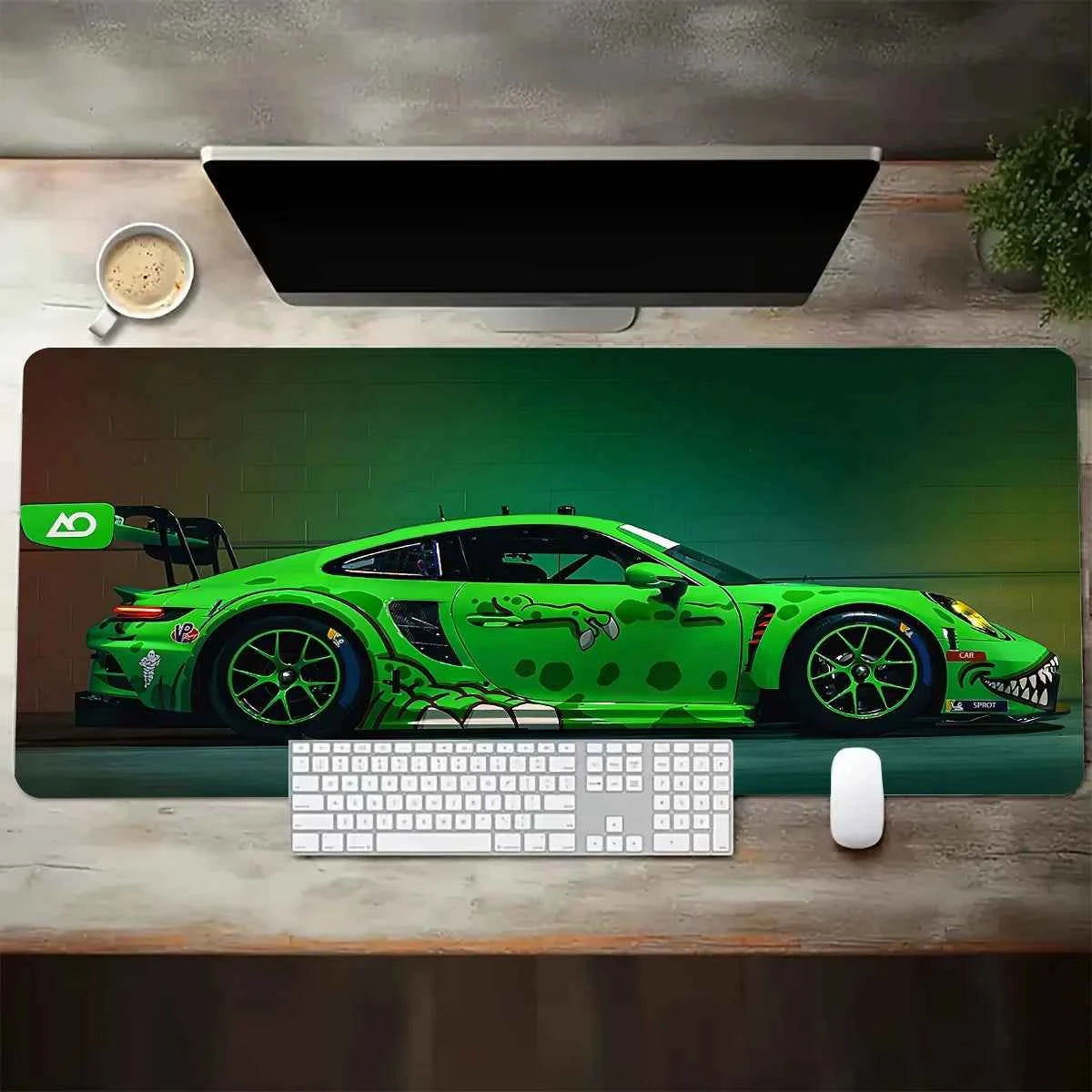 Sports Car Desk And Mouse Pads
