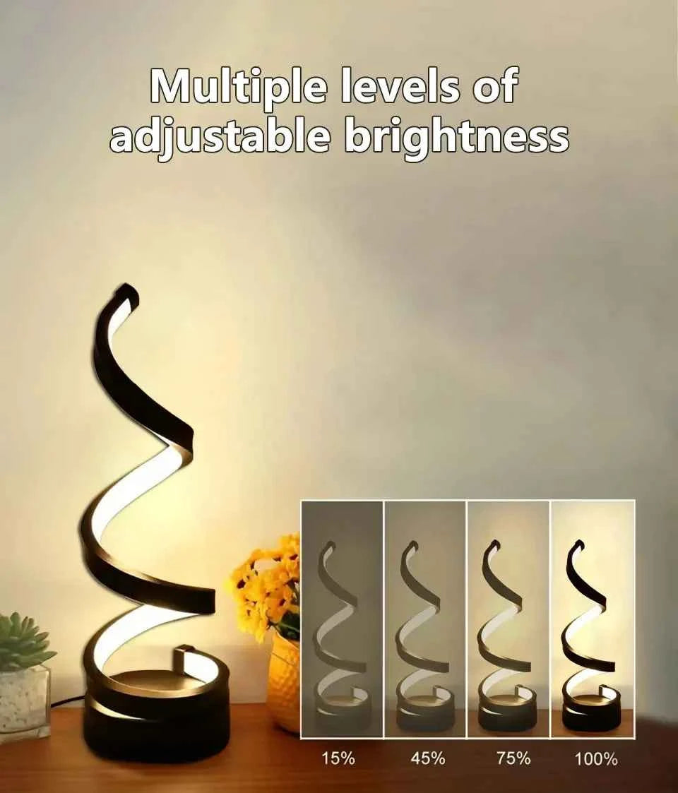 LED Spiral Lamp