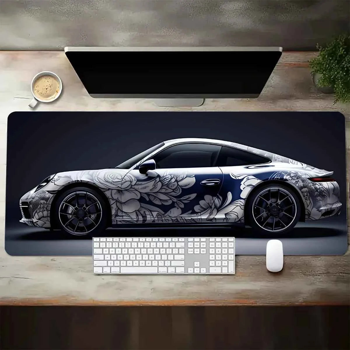 Sports Car Desk And Mouse Pads