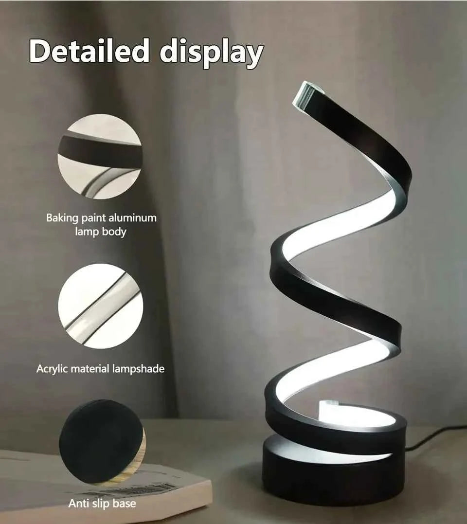 LED Spiral Lamp