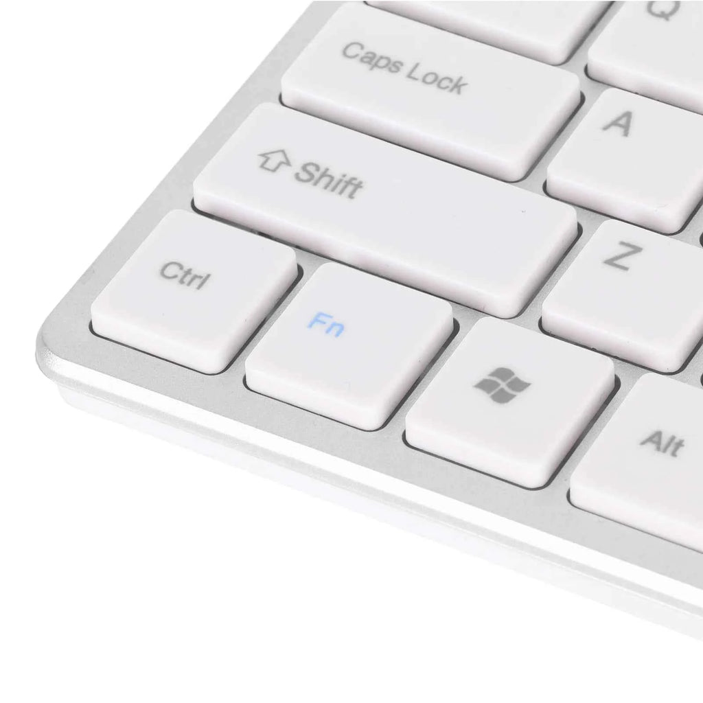 Wireless Keyboard Mouse Kit Slim Wireless Key Mouse Combo Portable Beautiful Power Saving Silent Button LED Indicator for Home