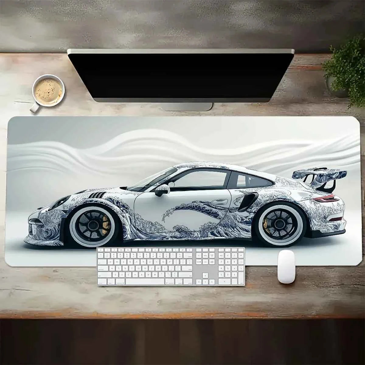 Sports Car Desk And Mouse Pads
